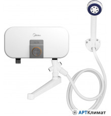 Проточный электрический водонагреватель кран+душ Midea Infinity MIWH-3500C