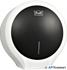 Диспенсер (держатель) для туалетной бумаги Puff 7135Bl (белый/черный)