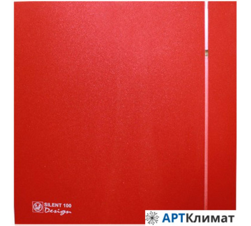 Осевой вентилятор Soler&Palau Silent-100 CZ Red Design - 4C [5210611800]