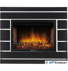Портал Firelight Moderno 25 (шпон черный дуб)