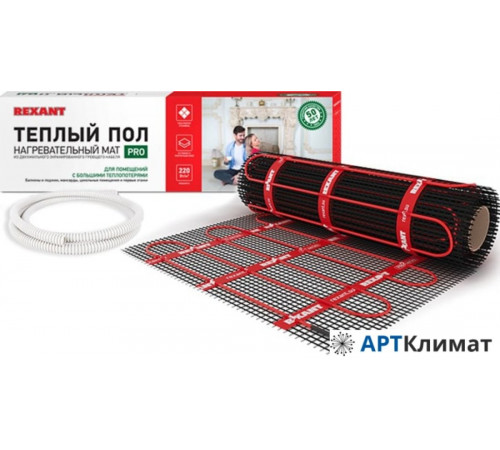 Нагревательный мат Rexant Pro RNX-2.0-440 2.0 кв.м. 440 Вт Нагревательный мат Rexant Pro RNX-2.0-440 2.0 кв.м. 440 Вт