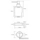 Дозатор для жидкого мыла Bemeta Sablo 160109102