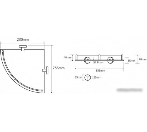 Bemeta Полка Omega 104202162