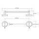 Держатель для полотенца Bemeta Omega 104104042