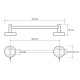 Держатель для полотенца Bemeta Omega 104104012