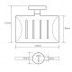 Мыльница Bemeta Omega 104208082