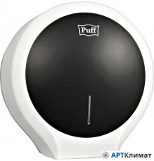 Диспенсер (держатель) для туалетной бумаги Puff 7135Bl (белый/черный)