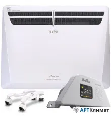 Конвектор Ballu Evolution Transformer BEC/EVU-1000 с инверторным блоком управления BCT/EVU-4 I и шасси