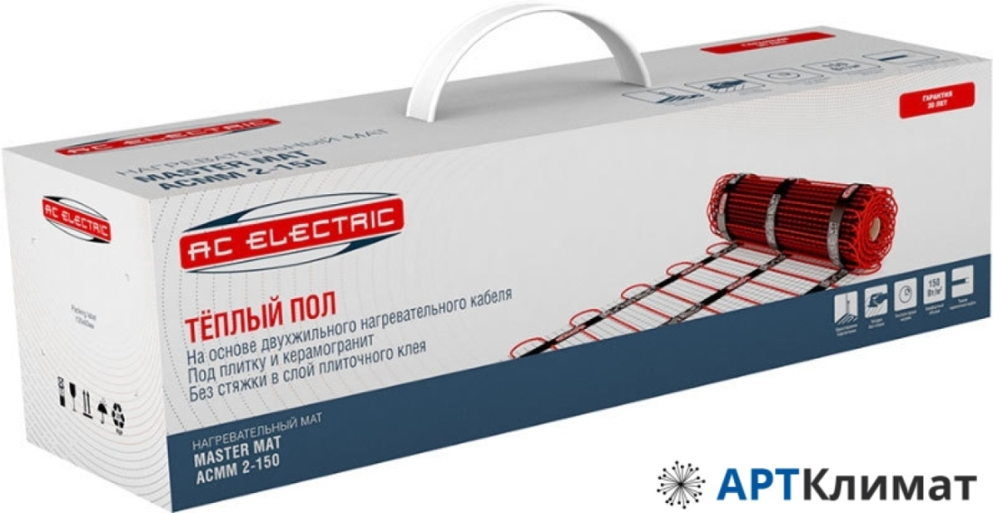 Нагревательный мат AC Electric Master Mat ACMM 2-150-3